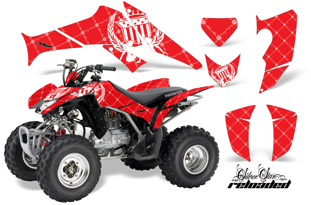 Honda TRX250 05-09 Graphics Reloaded WHITE REDBG JPG